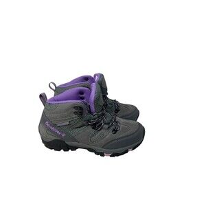 Bearpaw Hiking Boots Women's Size 6.5 Corsica Gray Fog Waterproof Suede Mesh